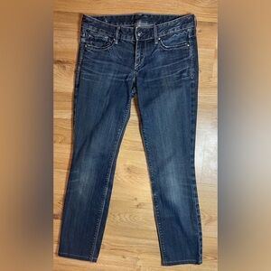 Express Blue Straight Leg Jeans Classic Style